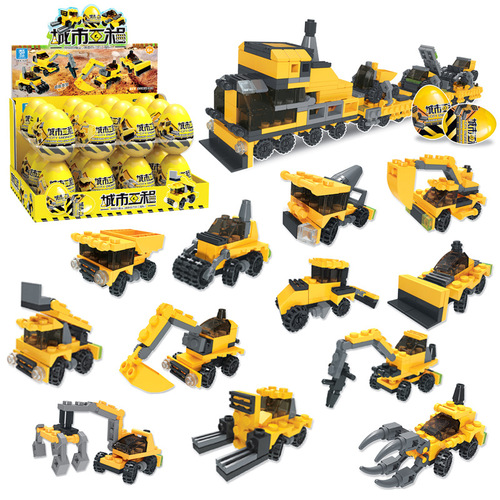 Building blocks Gacha Toy Funny Children's Dinosaur Gacha Toy Assembling Small Particles Compatible with Lego Manufacturers Wholesale