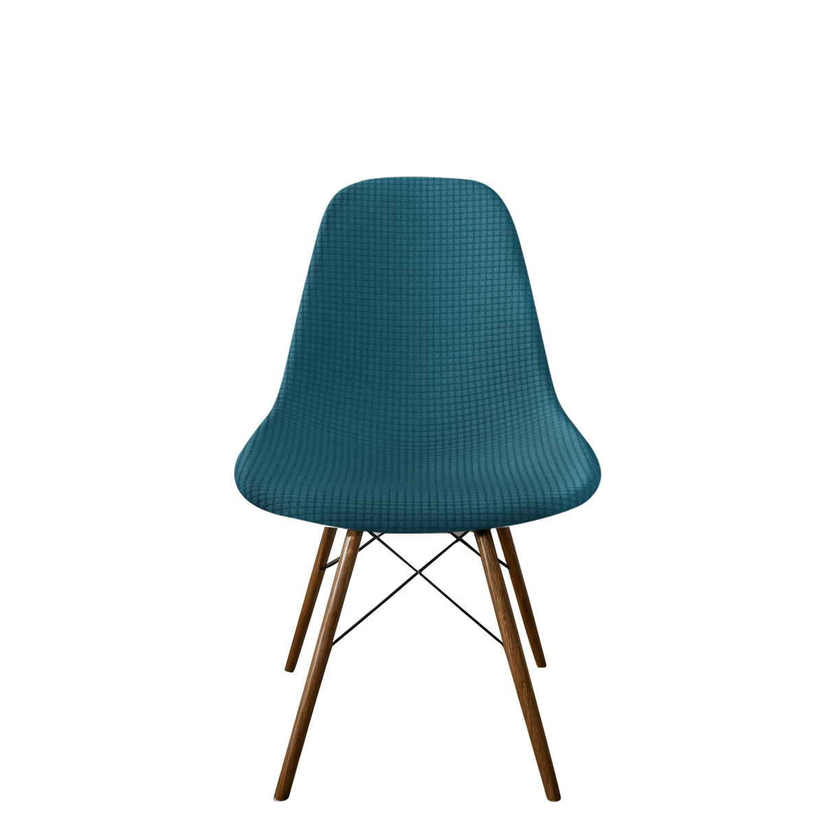 Nuevo transfronterizo elástico agitado veludo concha cubierta de silla IMS cubierta de silla de color sólido universal cubierta de taburete en stock