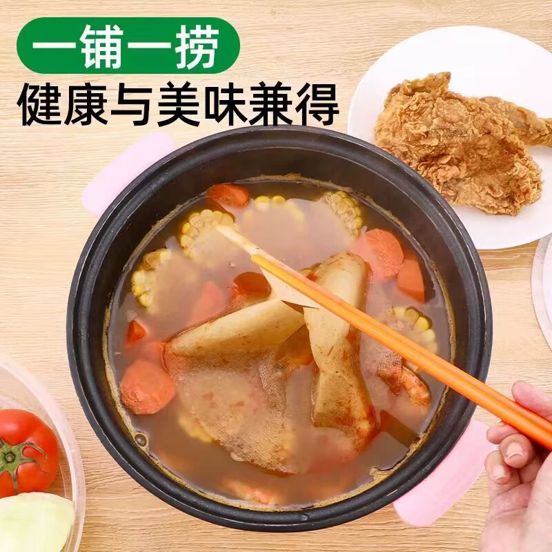 Утолщенная кухонная бумага для удаления жира и пены, подходит для жареных и запеченных блюд, упаковка со скидкой на 50 листов.