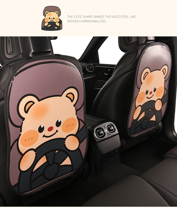 Car seat back anti-kick pad rear universal child dirt-resistant car rear seat protective pad protective pad storage female