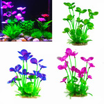 鱼芝景厂家直销水族装饰塑料仿真水草鱼缸造景假花草景观植物批发