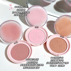 CAKO-NINO心愿蝴蝶結單色腮紅 顯嫩持妝不易飛粉提氣色膨脹色胭脂