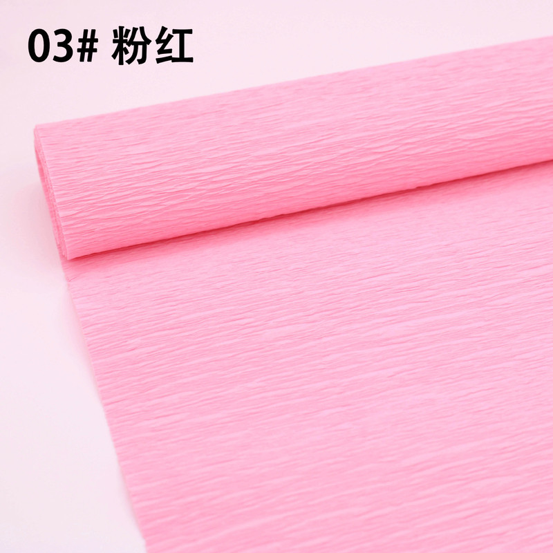 卸売りカラーしわ紙厚い縁紙花包装手作りdiy花芸製作材料しわ紙|undefined