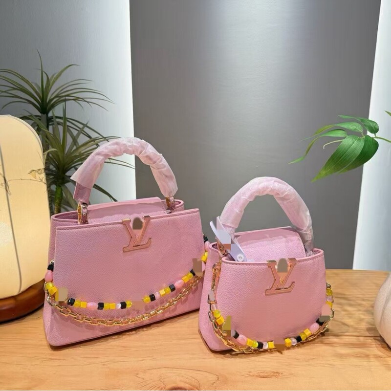New cross-border luxury handbag, shoulder bag, handbag, crossbody bag, cap fashion versatile large-capacity genuine leather women's bag New cross-border luxury handbag, shoulder bag, handbag, crossbody bag, cap fashion versatile large-capacity genuine leather women's bag
