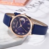 Douyin hot -selling new girl personality pattern simply quartz watch set Moon pattern watch