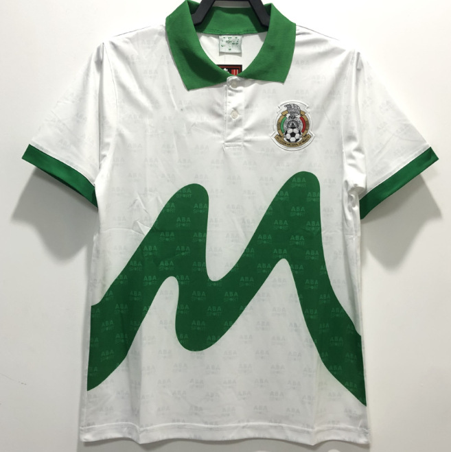 Camiseta de fútbol retro clásica versión nostálgica Brasil España México Alemania Serie transfronteriza Camiseta de una pieza