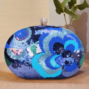 Cross-Border New Evening Bags, Cheongsam Dress Bags, Banquet Bags, Embroidered Sequin Evening Bags, Clutch Bags, Wholesale Sequins