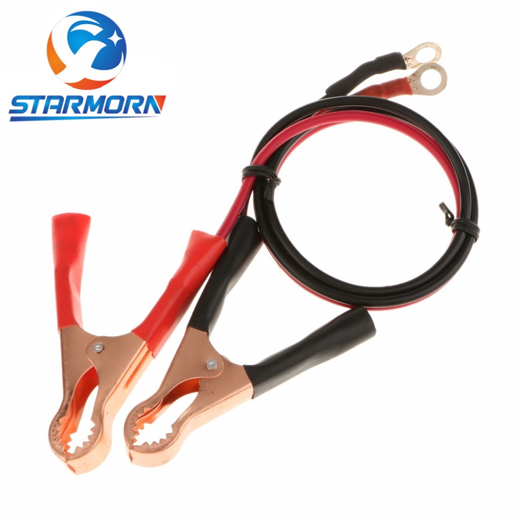 电源逆变器夹子AC转DC线 10AWG逆变器连接线 点烟器 电池连接线