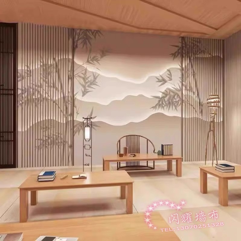 轻奢风潮牌麻将馆主题背景墙布网红服装店墙纸奢侈品棋牌装饰壁纸|undefined