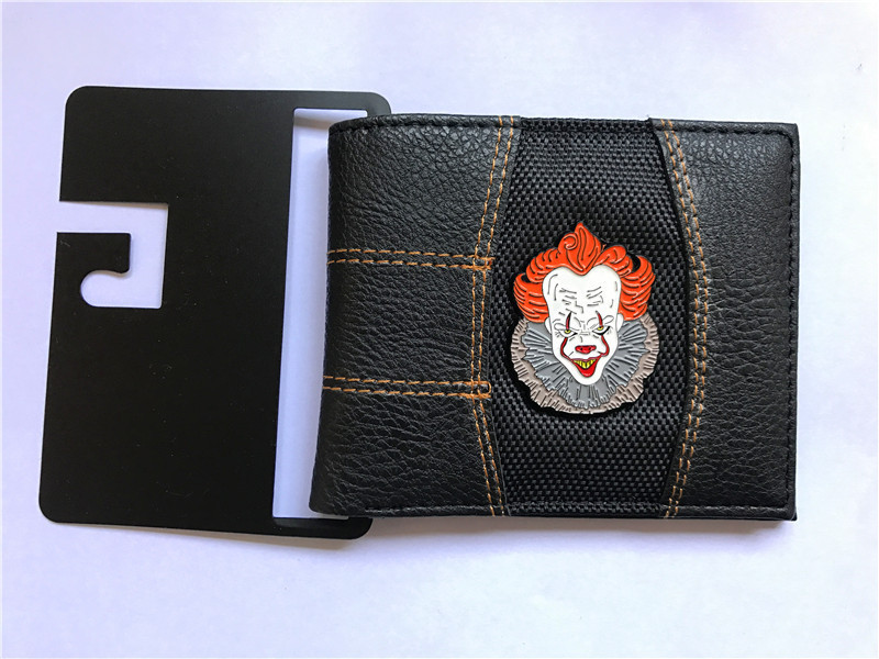 Estudiante de los hombres y las mujeres corto de metal monedero titular de la tarjeta