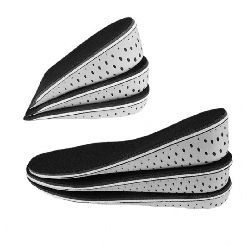 Eva Heightening Insole Invisible Inner Heightening Heel Pad Breathable Sweat-Absorbent and Deodorant Men's and Women's Sports and Leisure Insoles