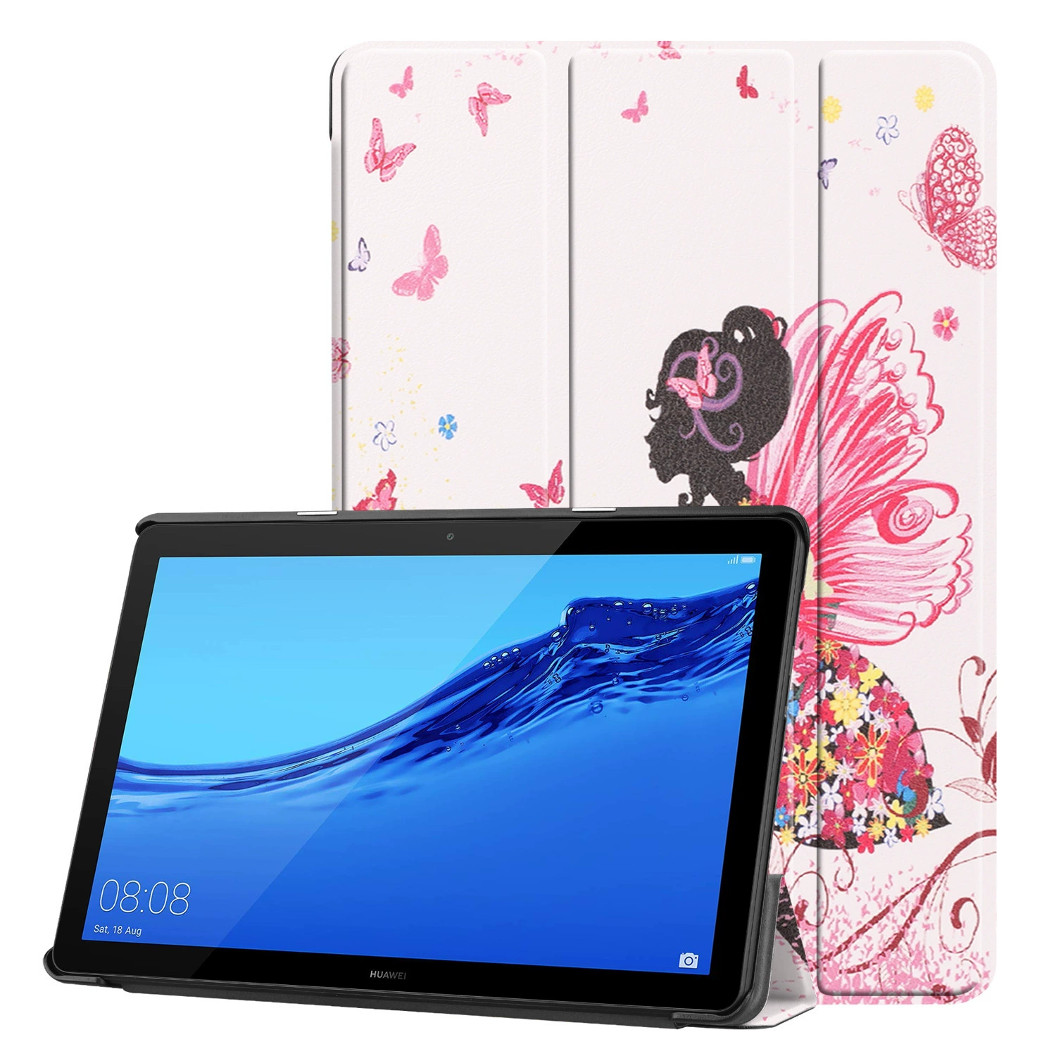 Соответствует Huawei MediaPad T5 10-дюймовый планшет защитный чехол для Huawei T5 10-дюймов трехцветная роспись