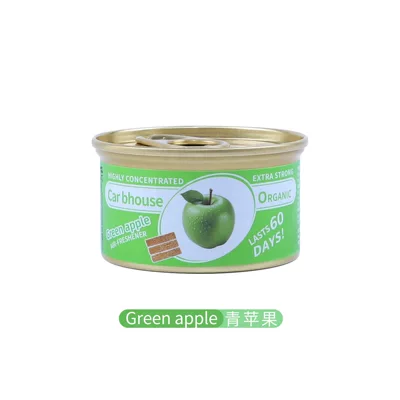 Aromatherapy Wood Canned Coffee Flavor | Car Perfume Aromatherapy - green-apple-green-apple-with-lid