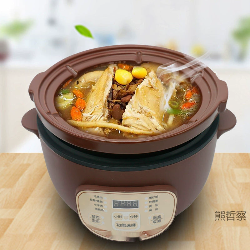 Электрический мультиварка 1,2 л2L3L быстрая - тушёное блюдо песочное cooker красное жареное мясо глинокипячение рис домашняя автоматическая песочная керамическая плита тушение суп