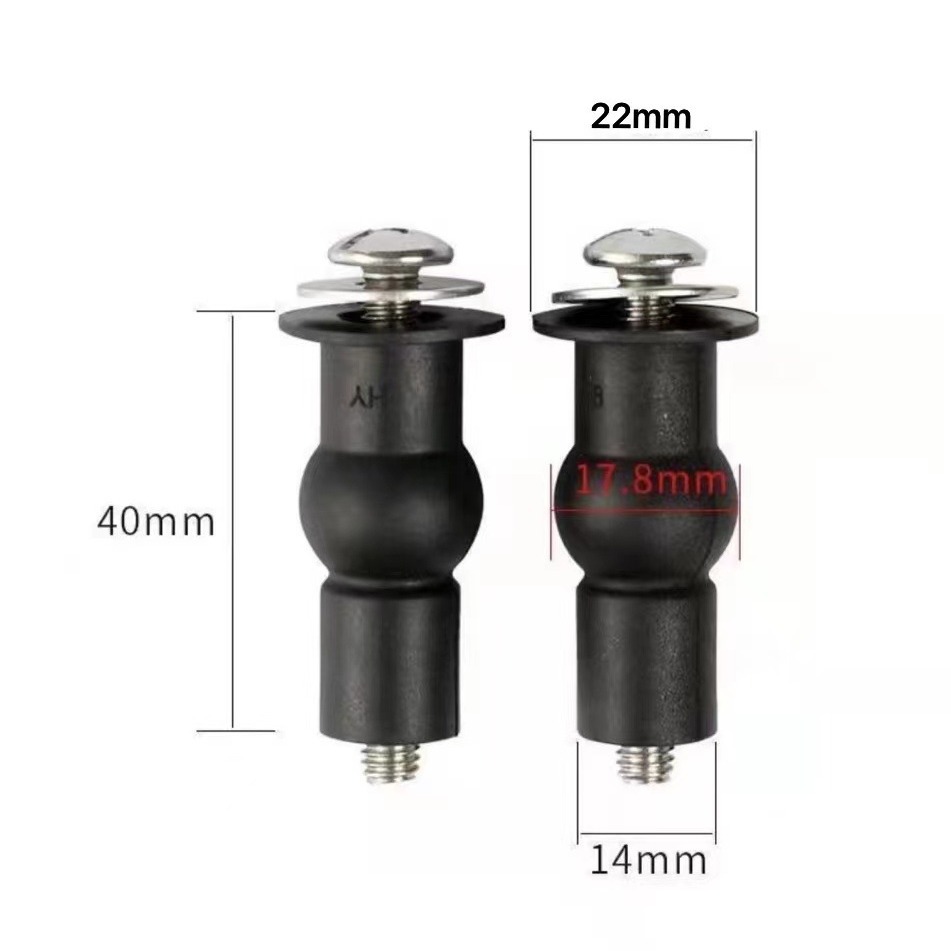 Accesorios de tapa de inodoro transfronterizos directos de fábrica Tornillo de expansión de goma universal Tornillo de expansión de nylon de alta calidad universal image 5