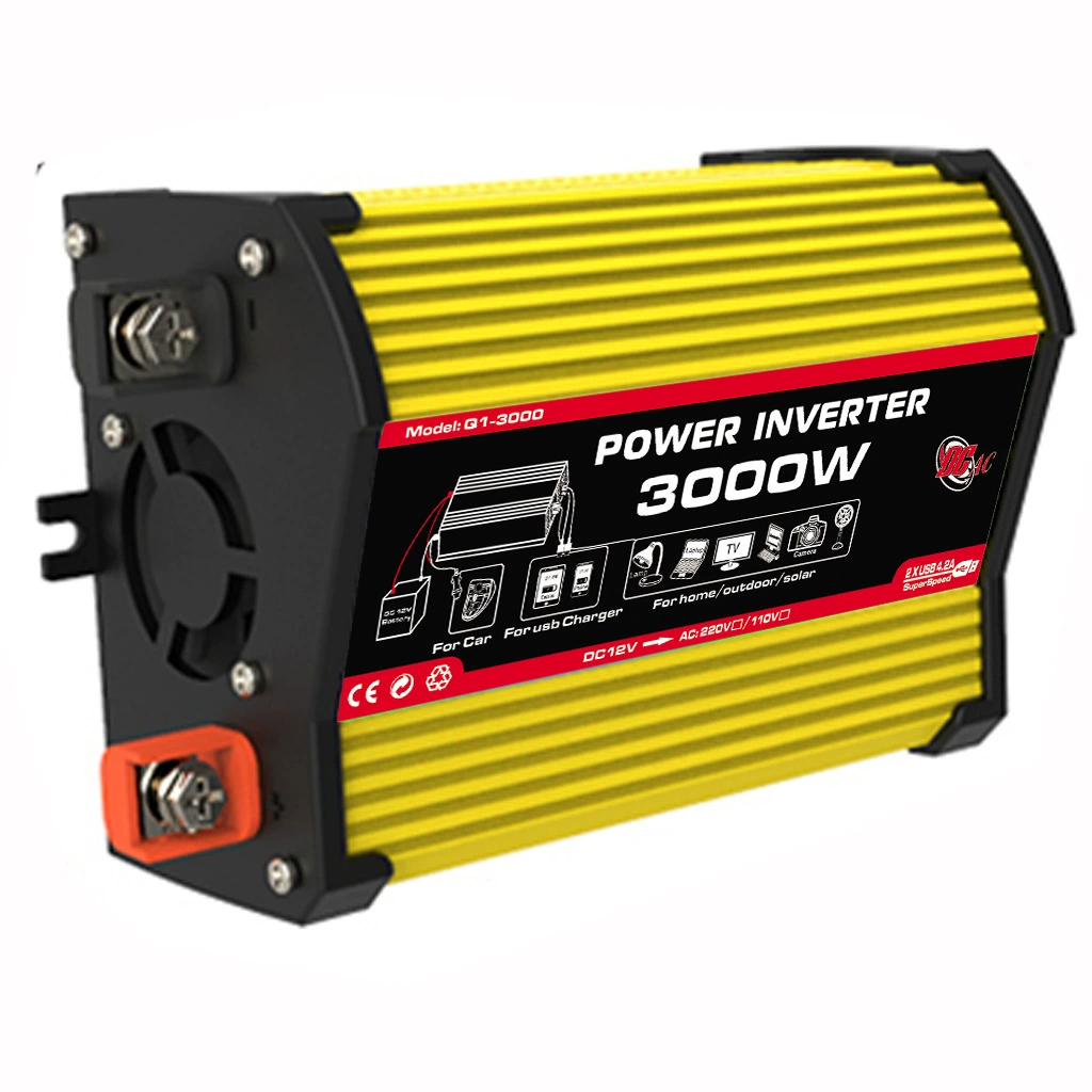 Рекаверж преобразователь 12V в 220V/110V 300W умный автомобильный инвертор кросс-бордер 3000W двойной USB