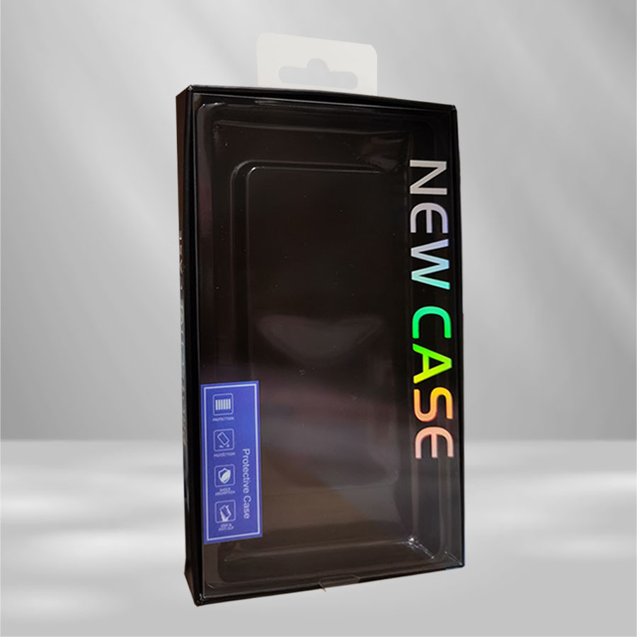 Personalizado orden de impresión de embalaje de la cáscara del teléfono móvil templado película de embalaje PET caja de plástico caja de color caja de cartón cubierta de cartón image 6