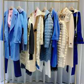 精品大牌女装羽绒服女款高端女鵝絨清倉撤柜女装尾单一手货源批发
