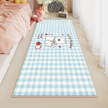 地毯卧室卡通卧室仿羊绒床边毯家用客厅卧室舒服地毯可水洗地毯
