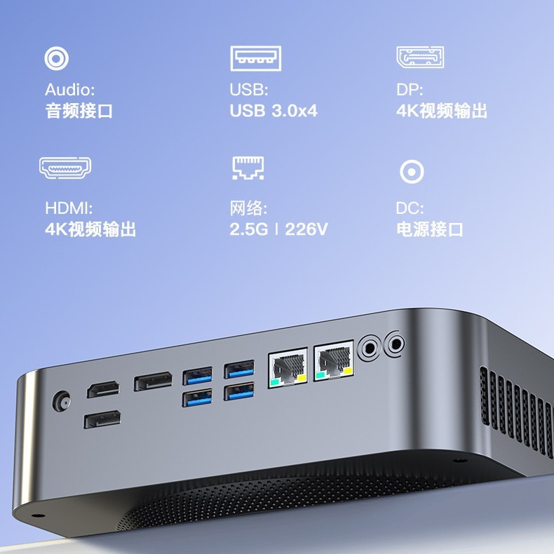 12900H + RTX4060 独立ディスプレイミニホストコンピュータ GX06minipc14 コアゲームターミナルホスト高速|undefined