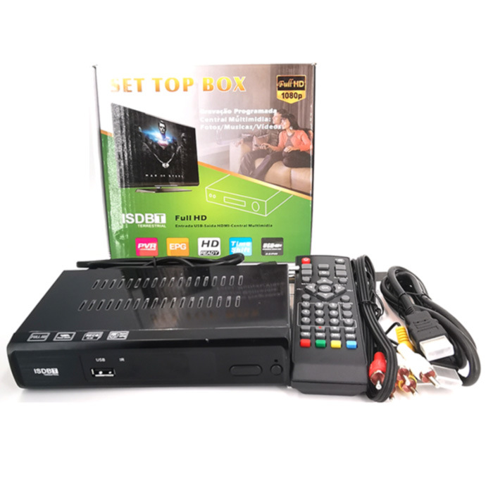 High-definition digital TV set-top box Brazil. Chile, Peru ISDB-T SET TOP BOX DECODER