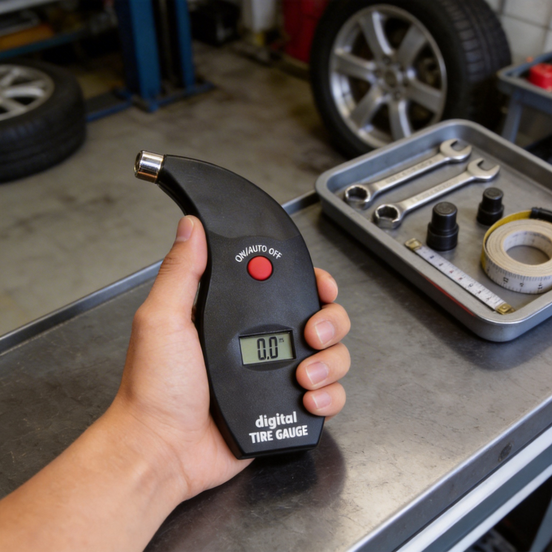 超值数显电子胎压监测表 胎压表 汽车轮胎气压表 数显胎压计VT801