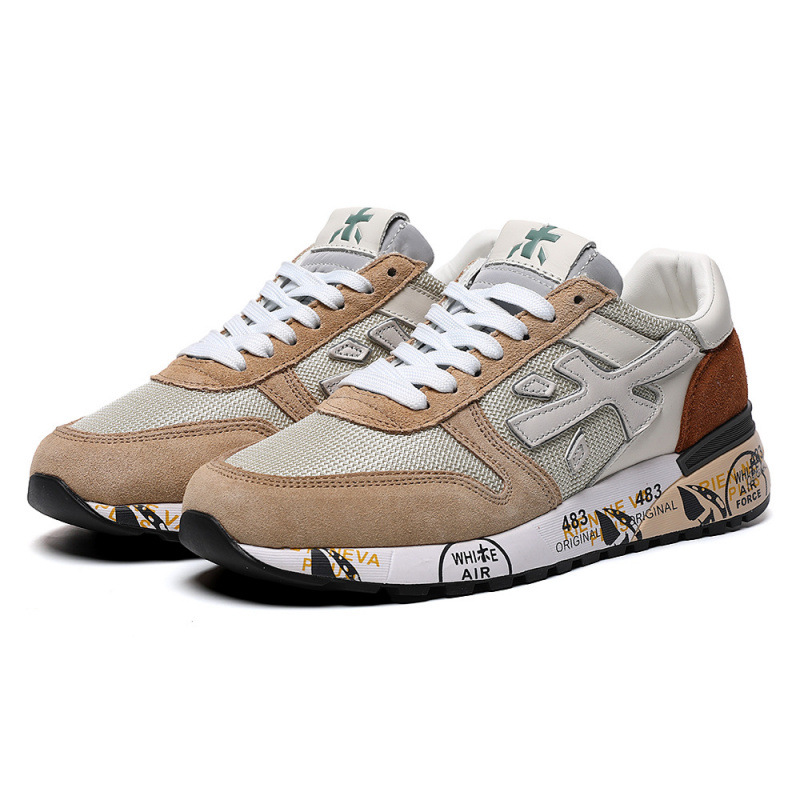 Comercio exterior transfronterizo nuevos zapatos masculinos premium, suela gruesa transpirable, zapatos deportivos casuales de cuero anti-pelú.