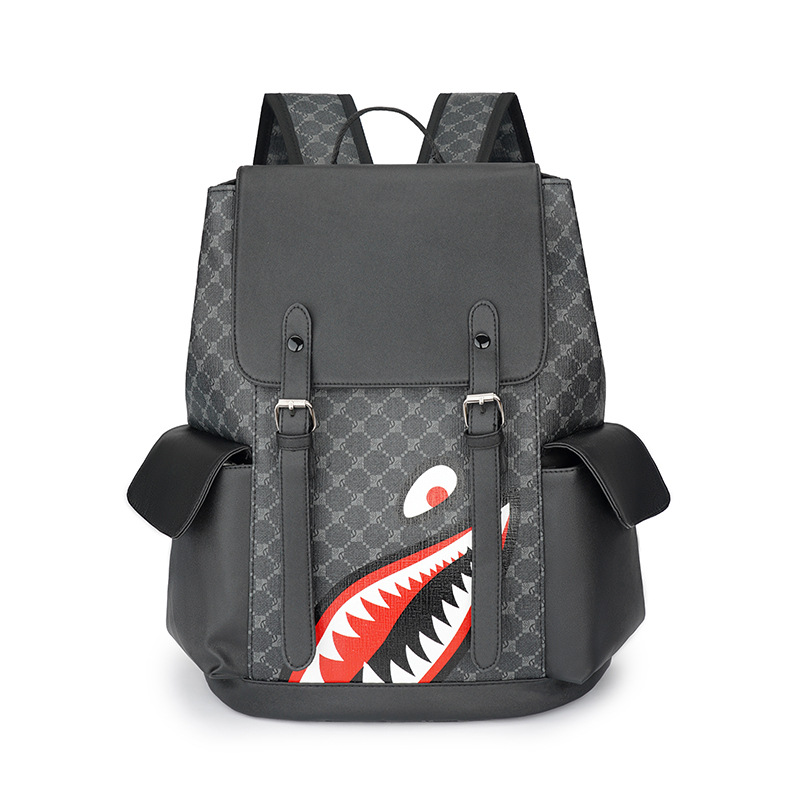 Mochila portátil de gran abertura, mochila deportiva de alta capacidad de viaje, bolsa de computadora casual para hombres