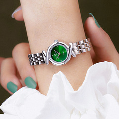 BS正新款熱銷廠家直銷外貿輕奢簡約氣質女小綠金表FA1786鋼帶