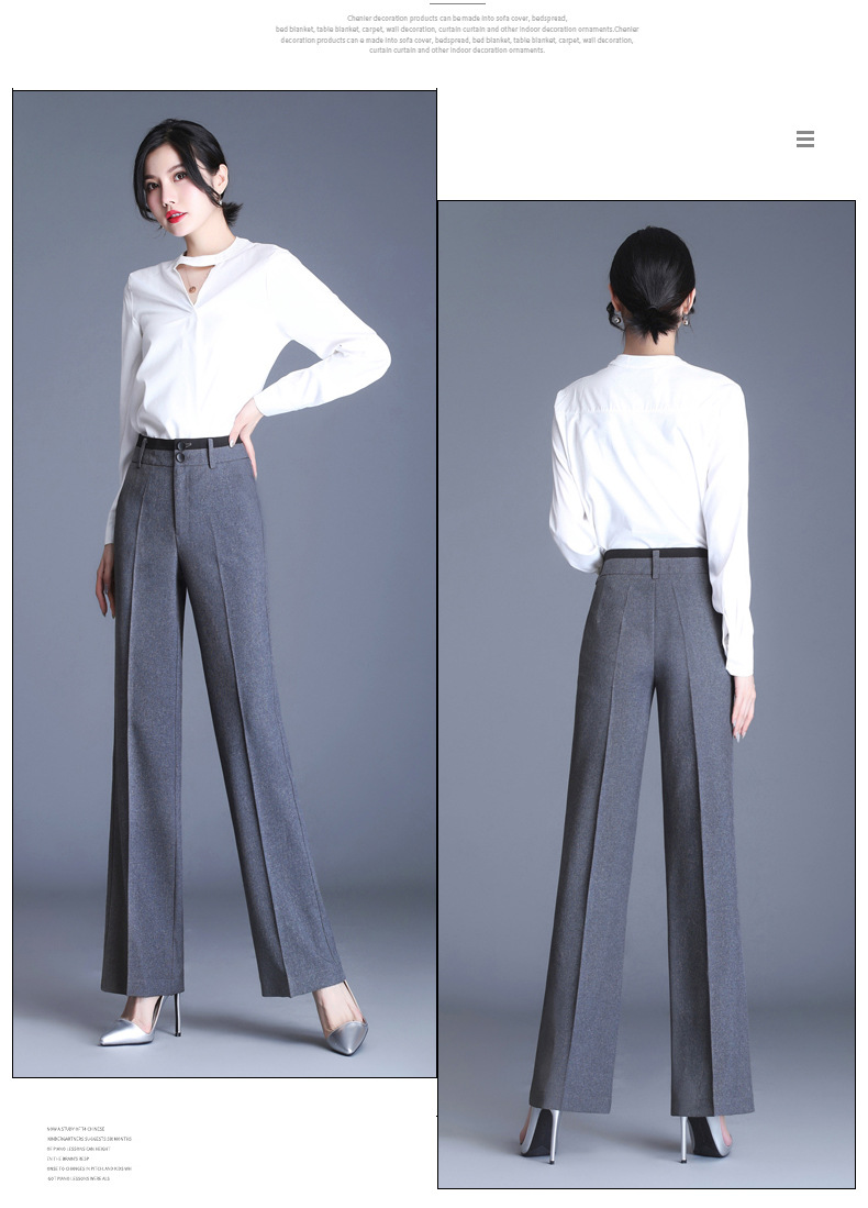 drape micro-la thin trousers  NSYY39268