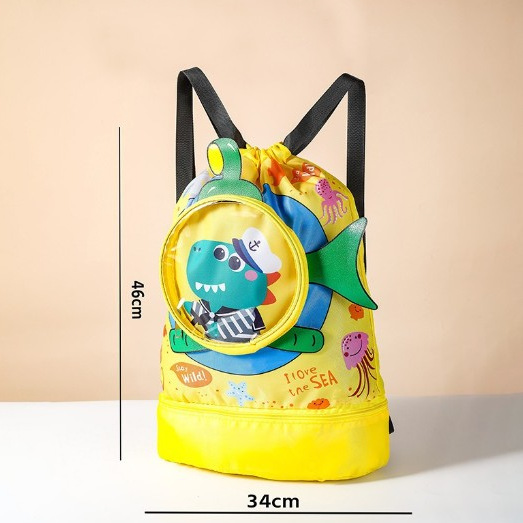 Yellow big crocodile for swimming, 1 pieces