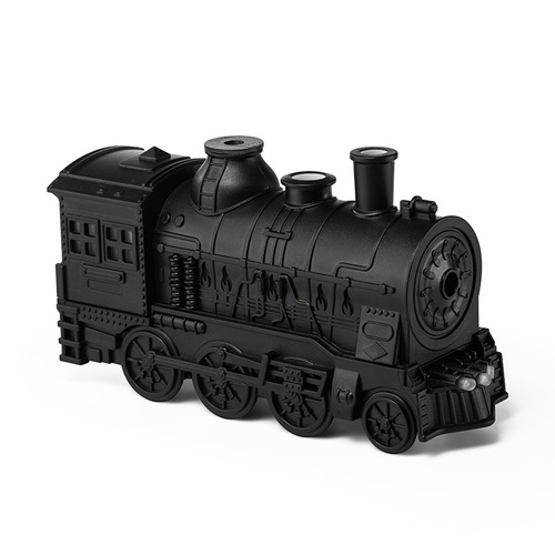 Creative Train Head Humidifier 300ml Ultrasonic Flame Blue Light Aroma Diffuser Spits Rings Amazon Smoke Rings