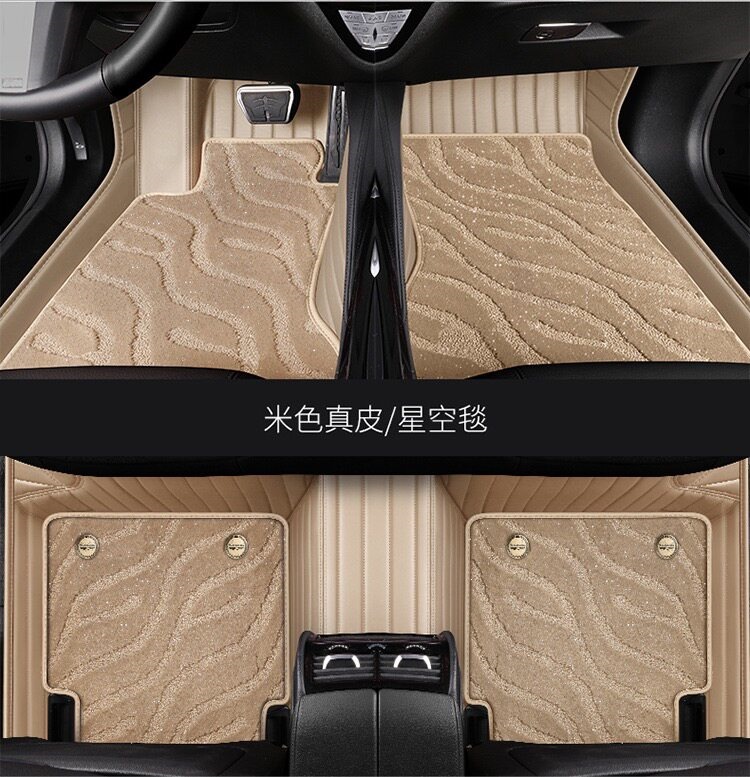Suitable for [thousands of car models for making floor mats] Double-layer thickened wear-resistant starry sky carpet waterproof full surround car mat