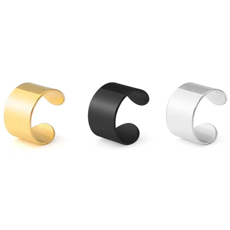 Korean Style Fashion Earrings For Men Titanium Steel Women Non-Pierced Clips Studs Ear Cuffs Wholesale Punk_voghion.com