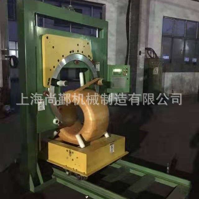 专业钢带缠绕机 全自动钢带缠绕包装机立式铝带金属带厂家定制