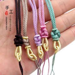 Wholesale handmade jadeite necklace cord pendant rope pineapple knot cord Manjula knot necklace cord jadeite
