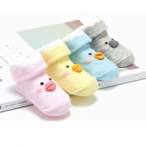 Japanese style spring, summer, autumn and winter thin autumn cartoon socks cotton baby toddler socks four seasons newborn baby socks wholesale