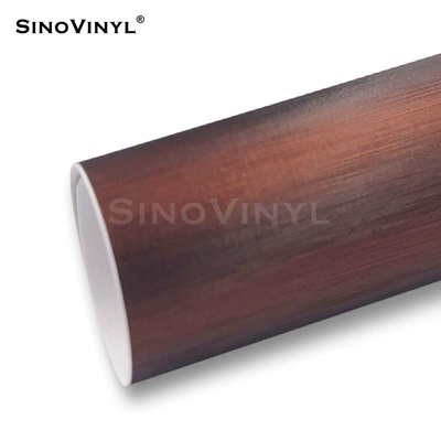 Matte plating ice film car color change film brushed silver central control interior sticker matte body film a generation of hair (Automotive Film) - 15218-m-brushed-ice-film-brown