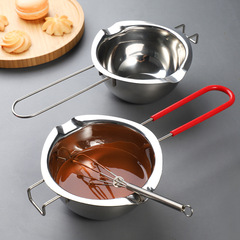 Chocolate Melting Pot 304 Stainless Steel Melting Bowl Cheese Butter Melter Heating Waterproof DIY Baking Tool
