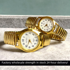 Factory Direct Wholesale Watches Casual Digital Senior Citizen Watches Elastic Band Couple Watches for Women with Logo Customization