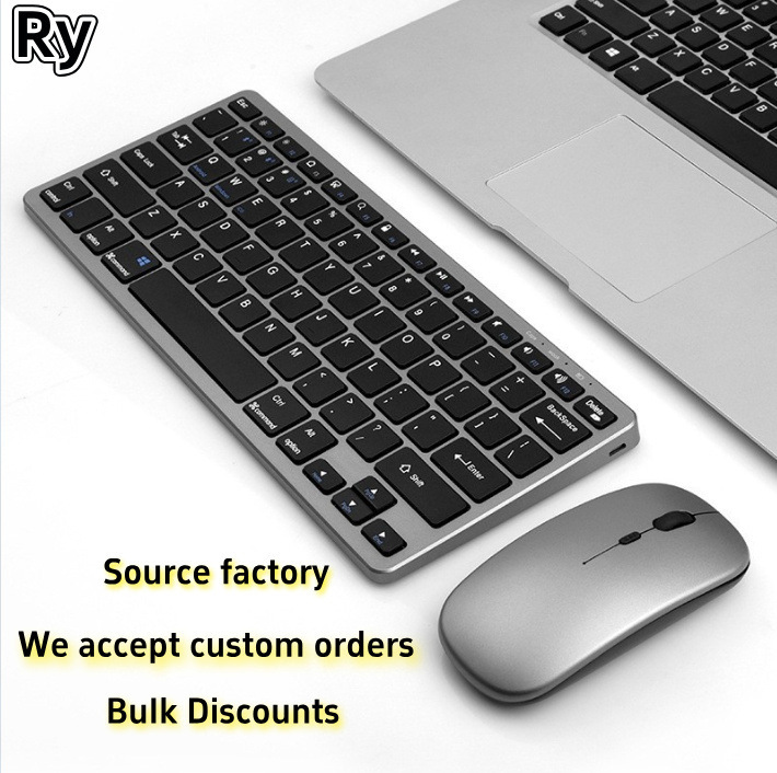 Factory wholesale cross-border silent-key office Bluetooth dual-mode 98-key wireless keyboard for business and office use