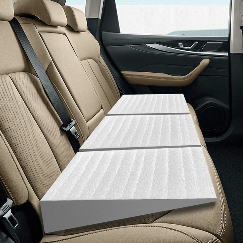 Car Rear Leveling Pad Car Mattress Car Leveling Pad Rear Seat Sponge Filled Seat Slope Support Cushion