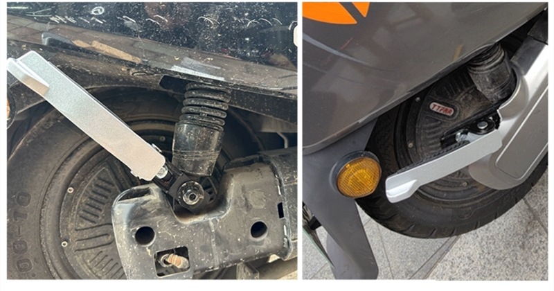 Suitable for Yadi electric vehicle E10E09 rear pedal expansion on both sides widened and lengthened foot pedal modified foot pedal
