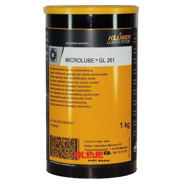 克鲁勃MICROLUBE GL261/GL262极压锂基2号 专用润滑脂 防锈黄油脂