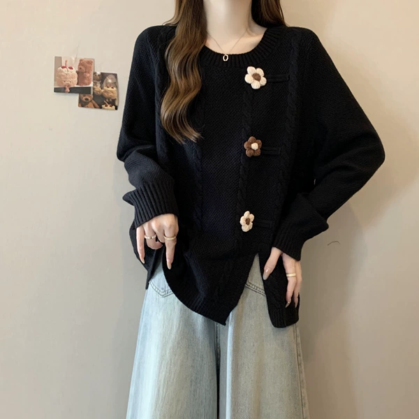 Black {high-quality version} [Large size women's clothing/cold series/spring and autumn/fall/soft/American style/goddess style/early autumn/European station/bottom shirt/loose and lazy style/