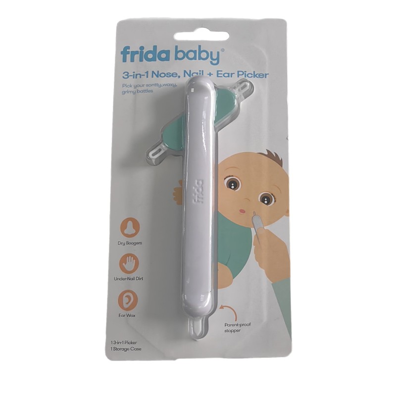 Nose Frida 3-in-1 ベビー耳かき、爪切り、鼻くそかきの 3 つの機能が 1 つになったもの|undefined
