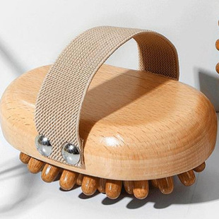 Manufacturer Wholesale Wooden Meridian Brush Beech Wood Air Cushion Air Bag Acupoint Meridian Brush Head Massage Comb Scraping Massager
