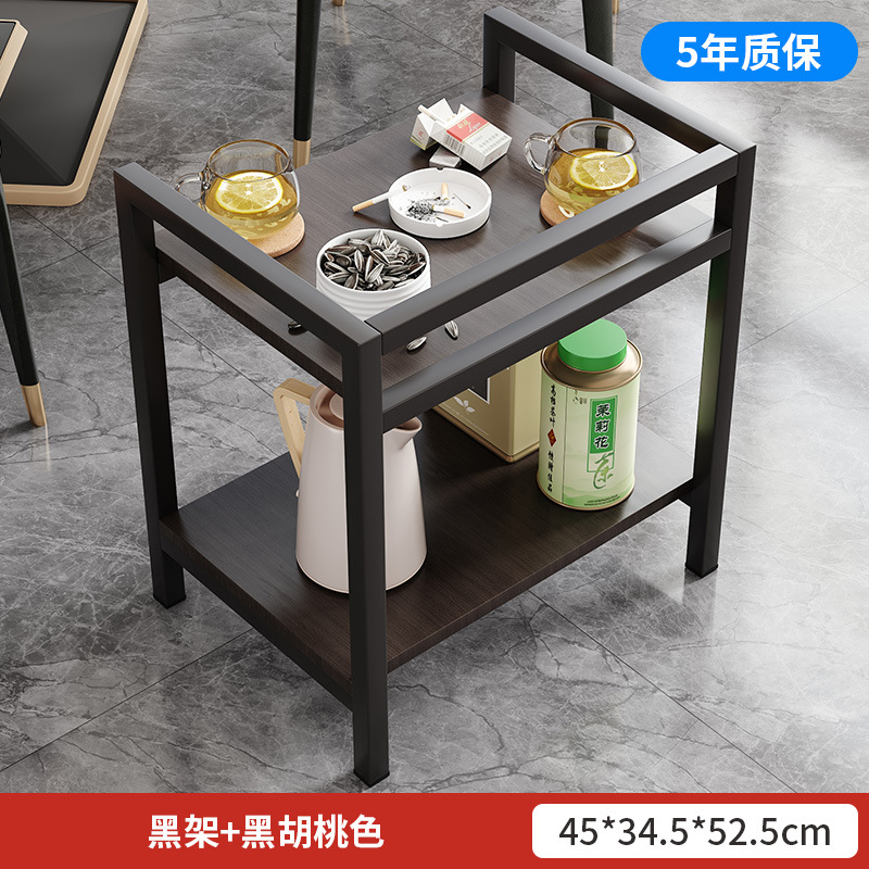 Mesa de mahjong, estante de té, sala de ajedrez y tarjetas, mesa lateral para una sola persona, máquina de mahjong móvil, estante de artículos al lado de la mesa de té