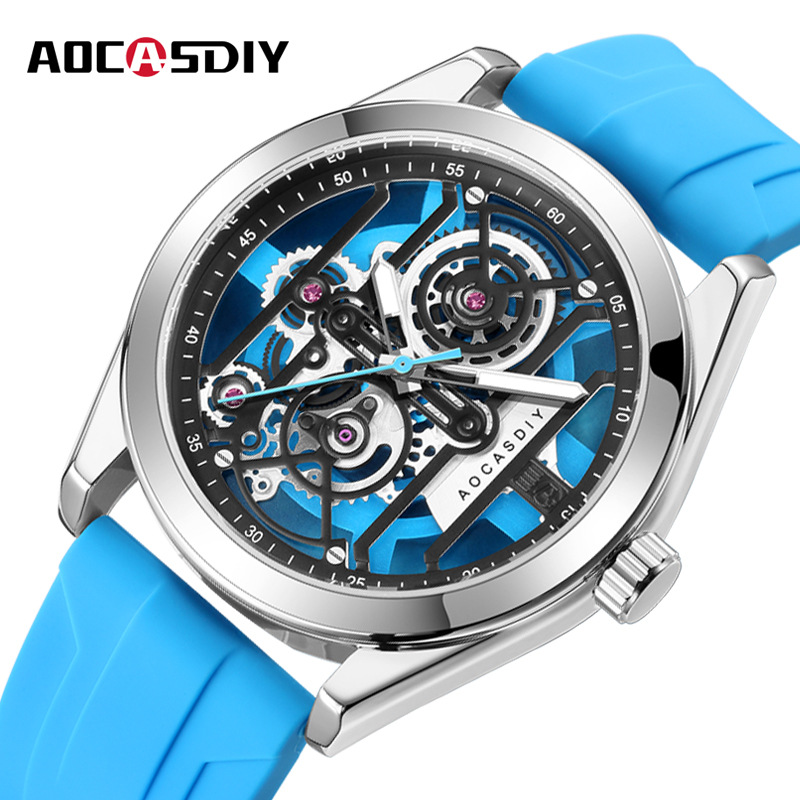 Watches for Men, High-Looking, Fashionable Men's Watches, Non-Mechanical Watches, Luminous Waterproof Silicone Straps, Cross-Border Watches, Wholesale in Stock