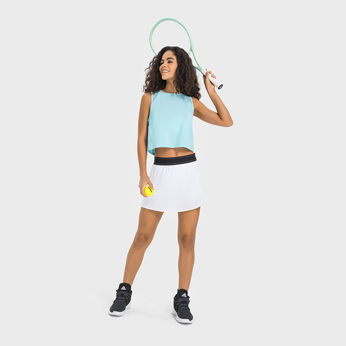 Spring and summer new style lightweight breathable yoga clothing tops for women with hollow beautiful back quick-drying loose casual fitness sports vests